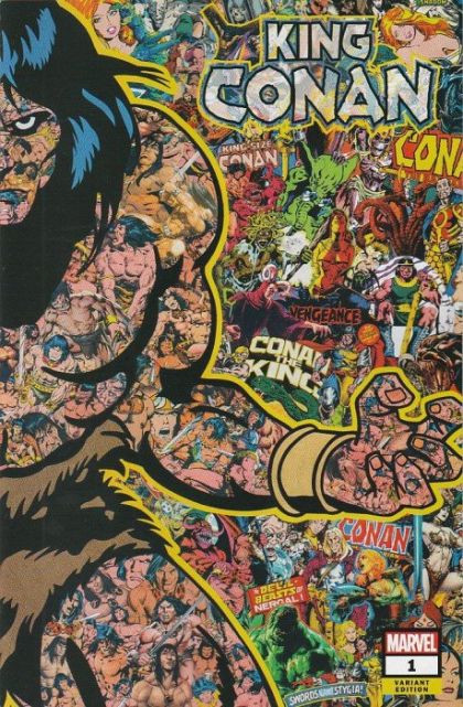 King Conan #1H Variant Mr Garcin Connecting Collage Cover
