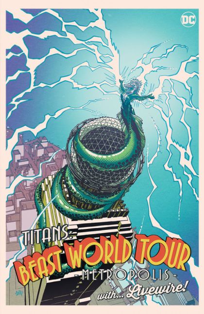 Titans: Beast World Tour - Metropolis #1C Cully Hamner Card Stock Variant