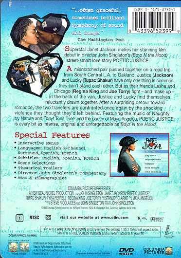 Poetic Justice (1993) Special Edition - DVD