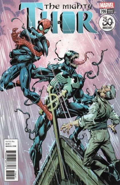 The Mighty Thor, Vol. 2 #706D Mark Bagley Venom 30th Anniversary Variant Cover