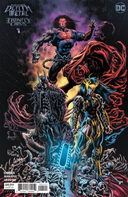 Dark Nights: Death Metal - Trinity Crisis #1B Incentive Kyle Hotz Variant Cover