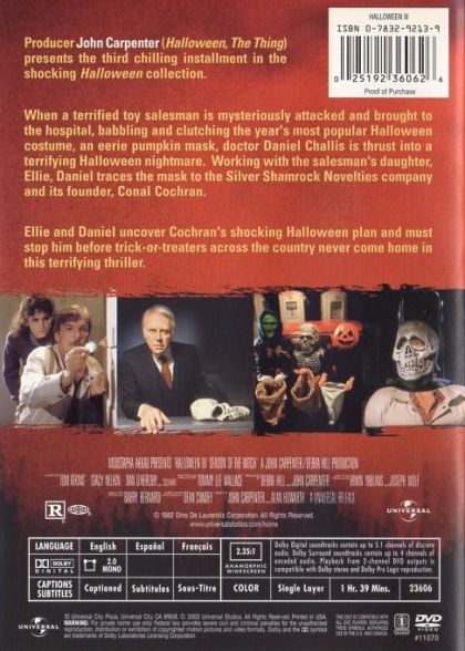 Halloween III: Season of the Witch (1982) - DVD