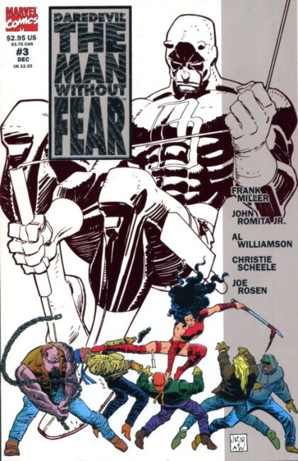 Daredevil: The Man Without Fear #3A Direct Edition - Holofoil