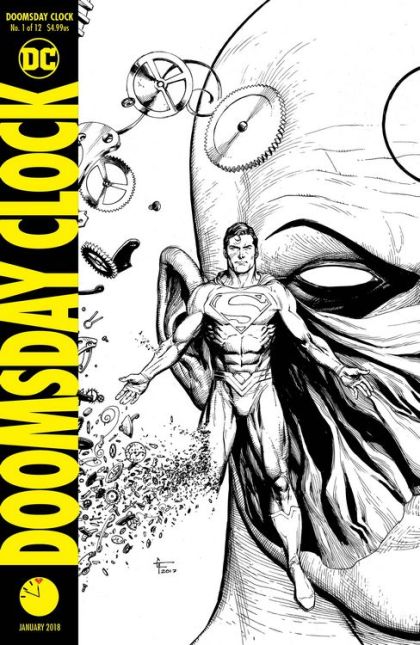 Doomsday Clock #1D Gary Frank Midnight Release Sketch Variant