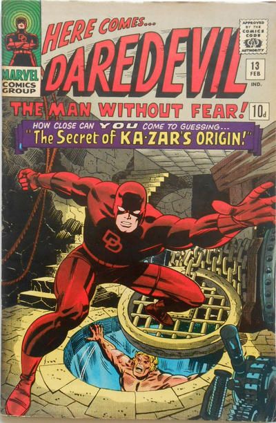 Daredevil, Vol. 1 #13B UK Price Variant