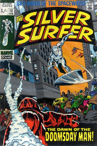 Silver Surfer, Vol. 1 #13B UK Price Variant