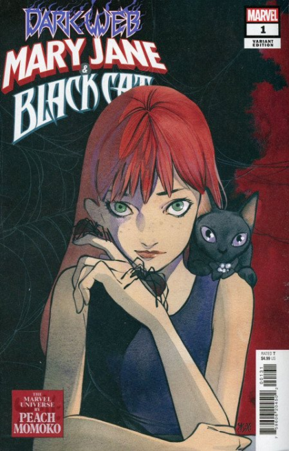 Mary Jane & Black Cat #1B Peach Momoko Variant