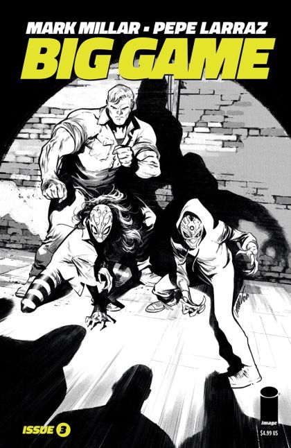 Big Game (Image Comics) #3B Pepe Larraz B&W Variant