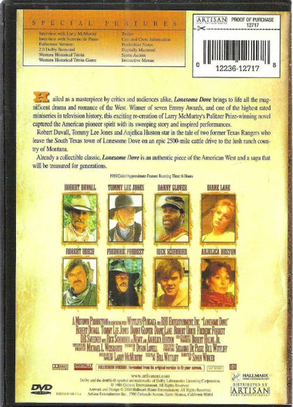 Lonesome Dove - DVD