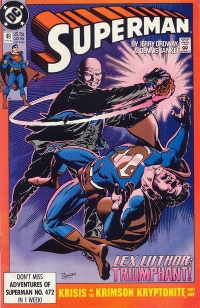 Superman, Vol. 2 #49A Direct Edition