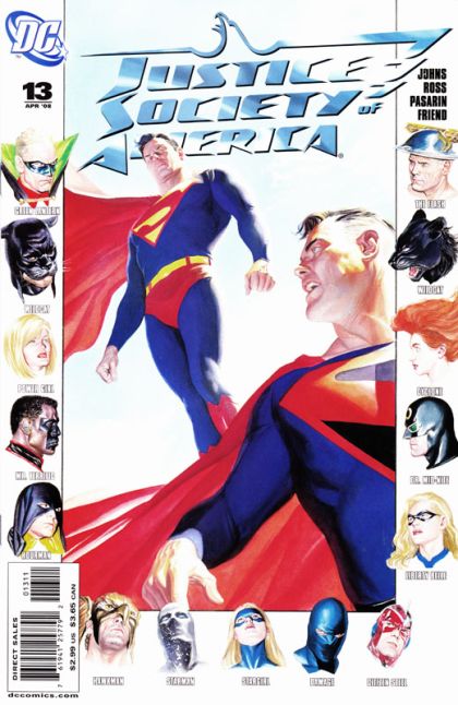 Justice Society of America, Vol. 3 #13A Alex Ross Regular Cover