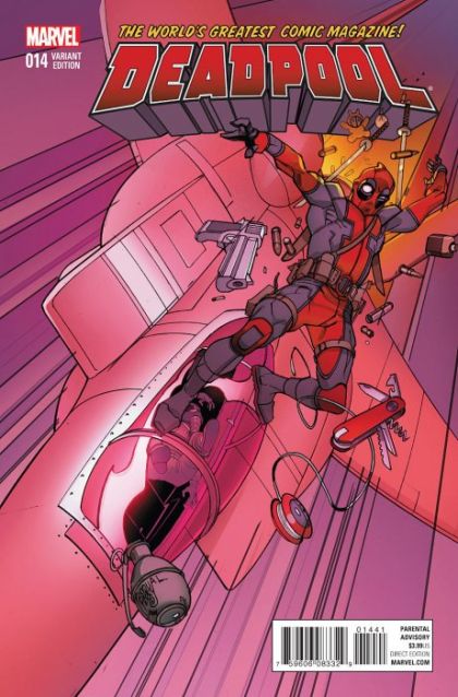 Deadpool, Vol. 5 #14C Variant Pasqual Ferry Civil War Reenactment Cover