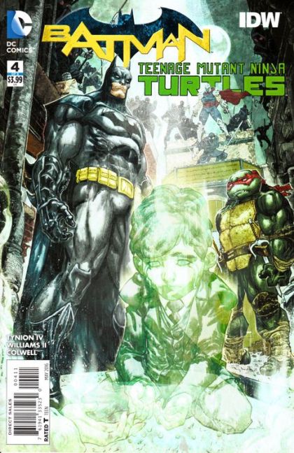 Batman / Teenage Mutant Ninja Turtles #4A Regular Freddie E. Williams II Cover