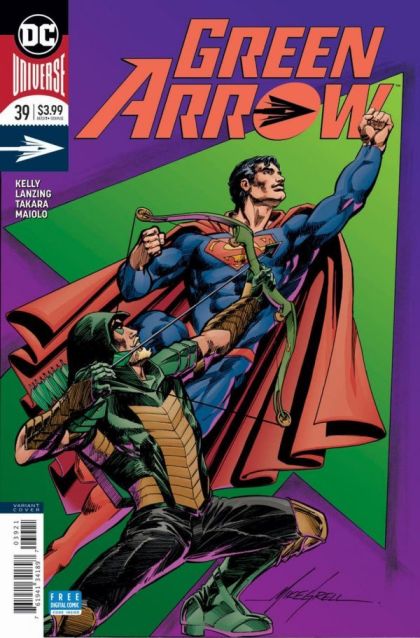 Green Arrow, Vol. 6 #39B Variant Mike Grell Cover
