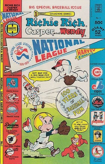 Richie Rich Casper and Wendy National League #1A