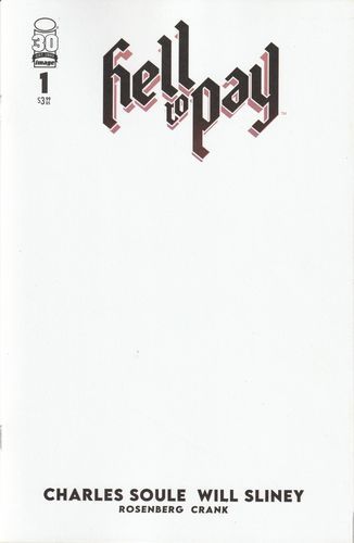 Hell To Pay #1C Blank Cover
