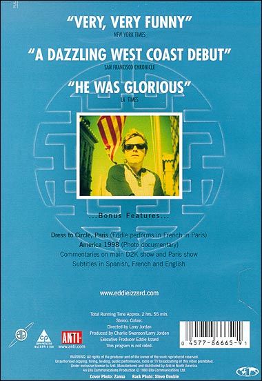 Eddie Izzard: Dress to Kill (1999) Special Edition - DVD