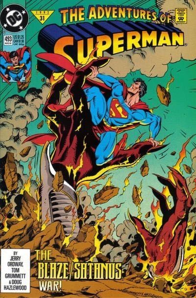 The Adventures of Superman #493A Direct Edition