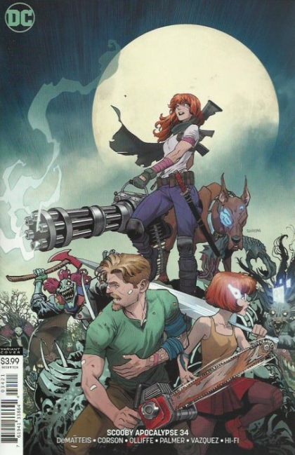 Scooby Apocalypse #34B Variant Dan Mora Cover