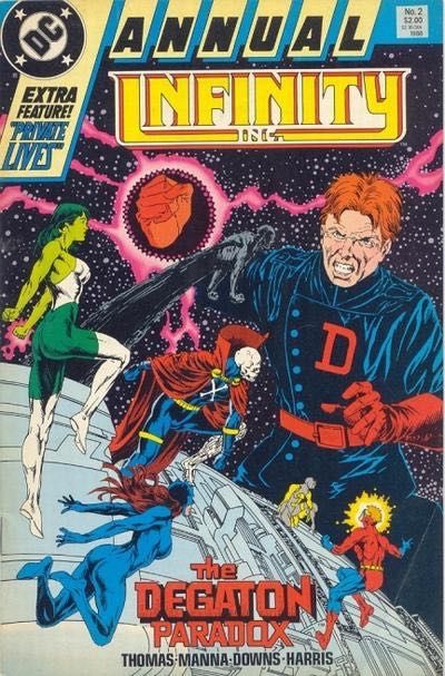 Infinity Inc., Vol. 1 Annual #2