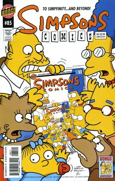 Simpsons Comics #85A Direct Edition