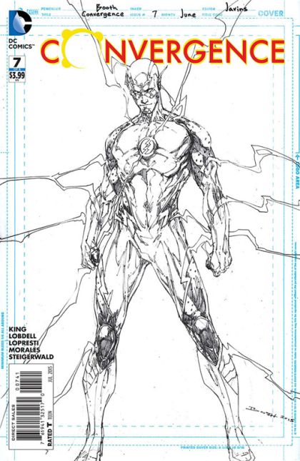 Convergence #7D Brett Booth Variant Cover
