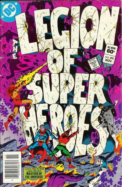 Legion of Super-Heroes, Vol. 2 #293B Newsstand Edition