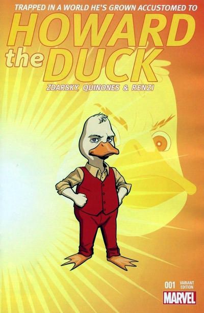 Howard the Duck, Vol. 4 #1N Chip Zdarsky - Evolution of Howard - Adult