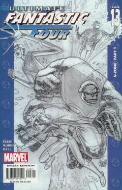 Ultimate Fantastic Four #13B Adam Kubert Sketch Variant