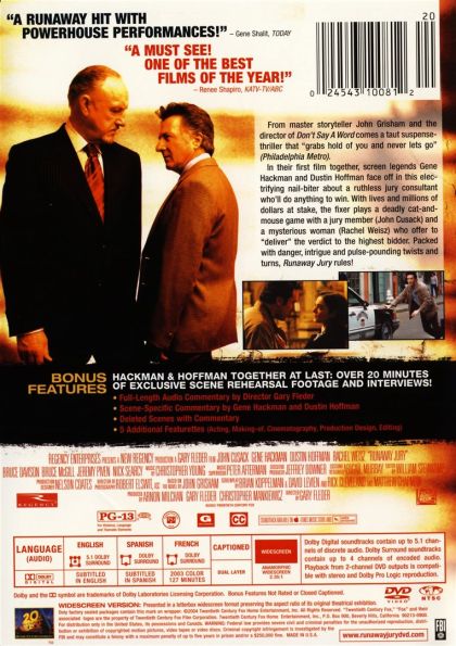 Runaway Jury (2003) - DVD