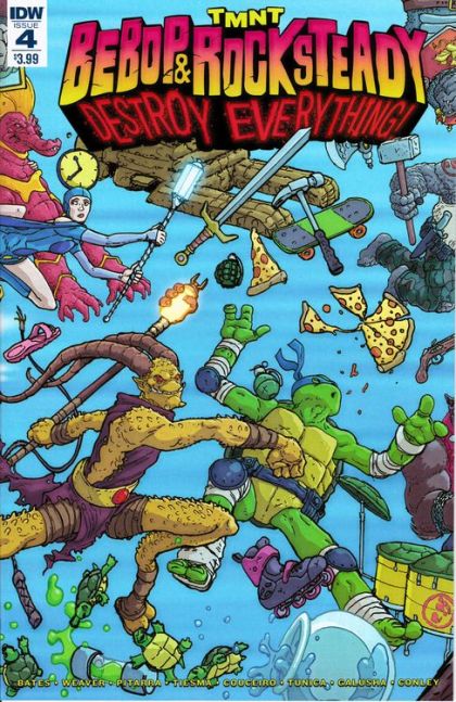 Teenage Mutant Ninja Turtles Bebop & Rocksteady Destroy Everything #4A