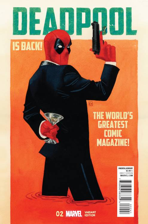 Deadpool #2 1:25 Kevin Wada Variant