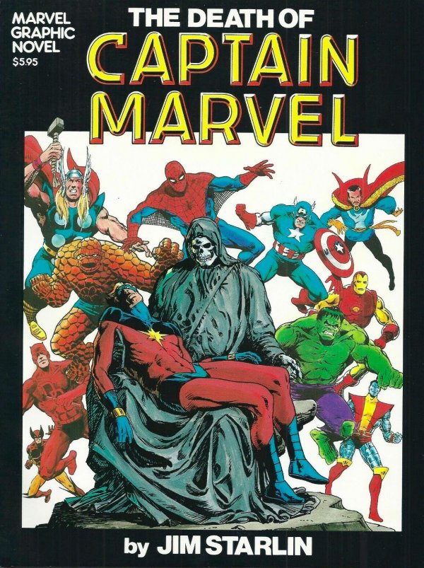 Marvel Graphic Novel #1 The Death of Captain Marvel