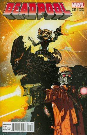 Deadpool, Vol. 4 #31B Alex Maleev Guardians of the Galaxy variant