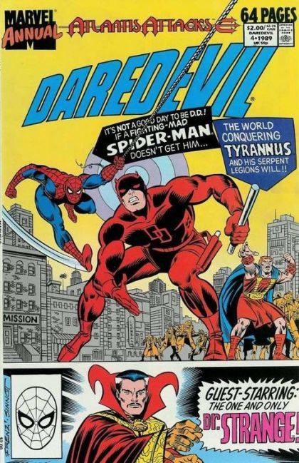 Daredevil, Vol. 1 Annual #5A Direct Edition >>Annual misnumbered as issue #4, should have been #5