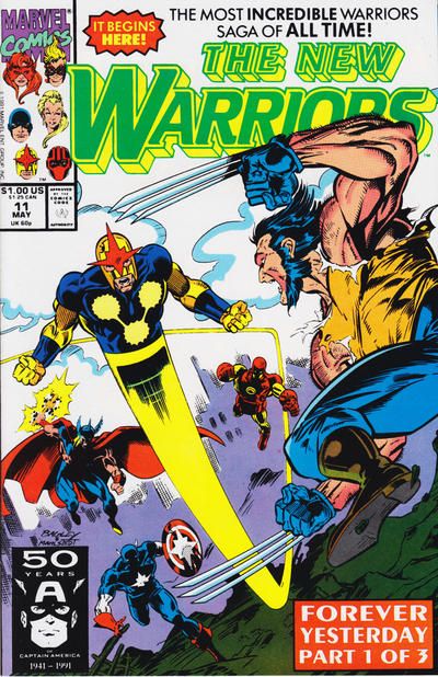 The New Warriors, Vol. 1 #11A Direct Edition