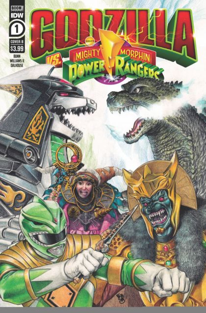 Godzilla vs. Mighty Morphin Power Rangers, Vol. 1 #1B E.J Su Variant