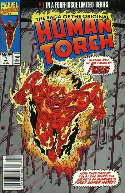 Saga of the Original Human Torch #1A Newsstand Edition
