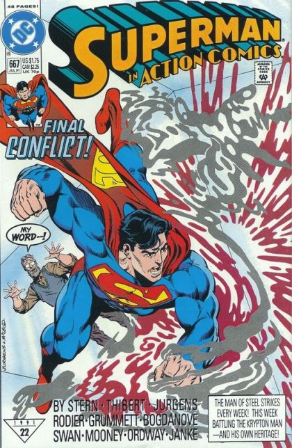 Action Comics, Vol. 1 #667A Direct Edition