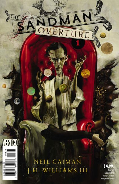 The Sandman: Overture #1B Dave McKean Cover