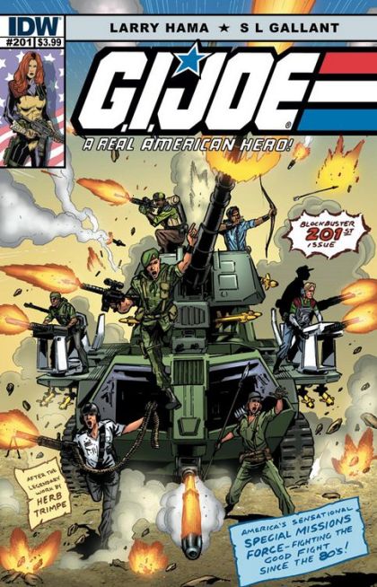G.I. Joe: A Real American Hero, Vol. 1 (IDW) #201A S.L. Gallant & James 'J.' Brown Regular Cover