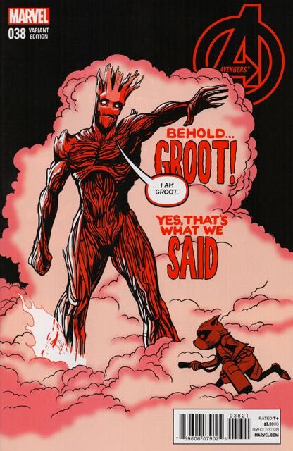 The Avengers, Vol. 5 #38B Chip Zdarsky Rocket & Groot Variant