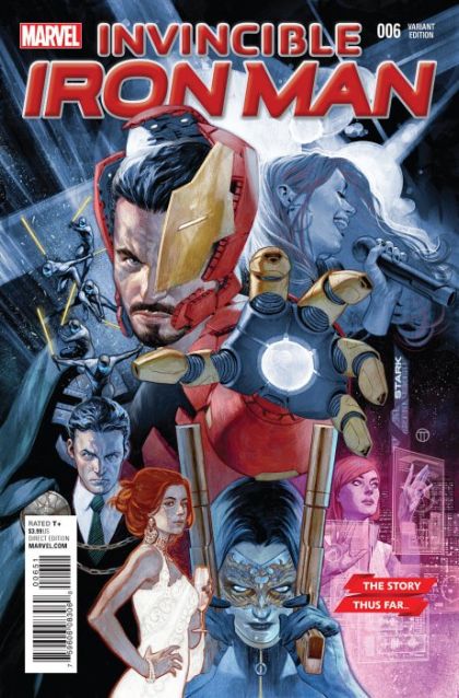 Invincible Iron Man, Vol. 2 #6E Julian Totino Tedesco Incentive Variant Cover