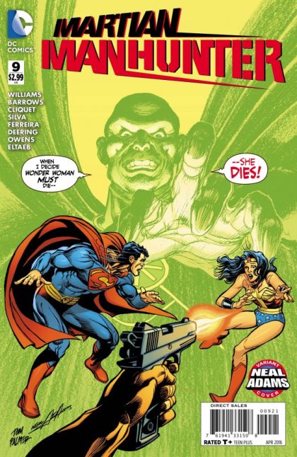 Martian Manhunter, Vol. 4 #9B Neal Adams Variant Cover