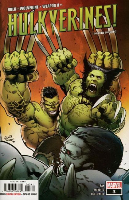 Hulkverines #3A Greg Land and Jay Leisten regular