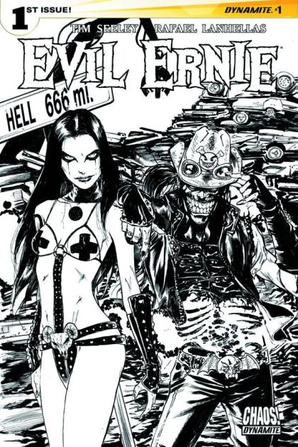 Evil Ernie, Vol. 2 (Dynamite Entertainment) #3D 10 Copy Seeley B&w Incentive