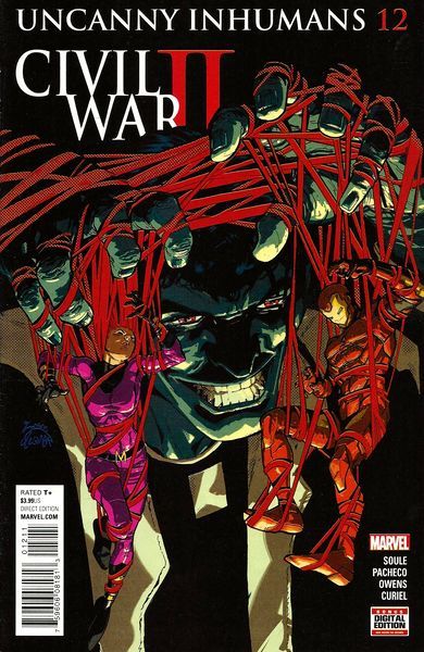 The Uncanny Inhumans #12A Ryan Stegman Regular Cover
