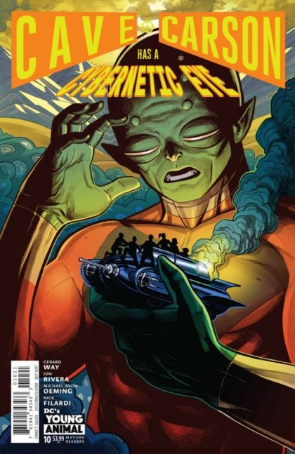 Cave Carson Has A Cybernetic Eye #10B Variant Benjamin Dewey Cover