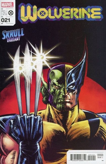 Wolverine, Vol. 7 #21B Trevor von Eeden Skrull Cover