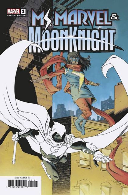 Ms. Marvel & Moon Knight #1C Declan Shalvey Variant